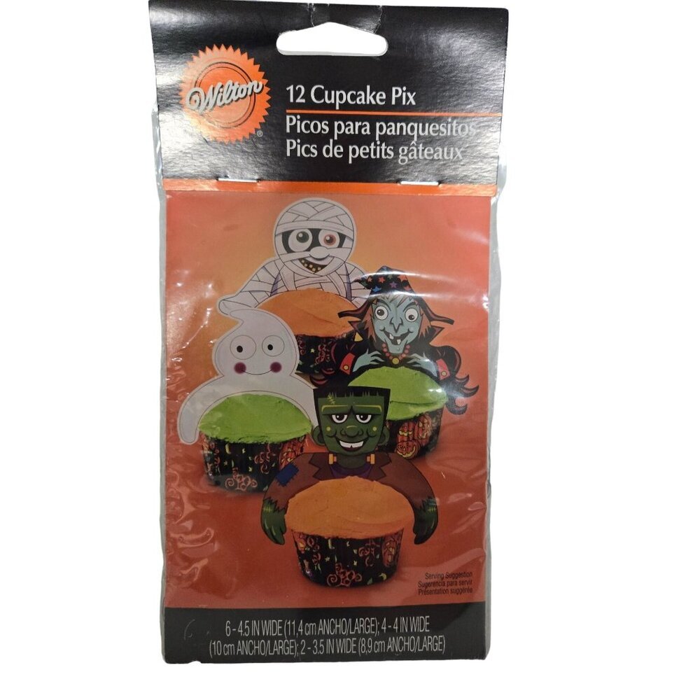 Wilton 12 Cupcake Halloween Characters Party Pix‎